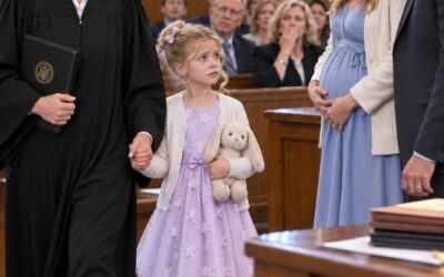 Ciężarna żona poprosiła sędziego o rozwód i zostawiła wszystko mężowi, podczas gdy jego kochanka się uśmiechała, ale sala sądowa ucichła, gdy sędzia wprowadził małą dziewczynkę, która wyjawiła, co zrobili jej ojciec i „wredna kobieta”