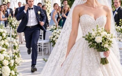 W DNIU MOJEGO ŚLUBU JEGO BYŁA ZADZWONIŁA I ZAPYTAŁA: „JEŚLI WRÓCĘ TERAZ, CZY NADAL WYBIERZESZ MNIE?”. BEZ WAHANIA ODSZEDŁ. PATRZYŁAM, JAK JEGO SAMOCHÓD ZNIKA, POCIĄGLE ZDJĘŁAM WELON I UŚMIECHNĘŁAM SIĘ: „IDEALNY CZAS…”