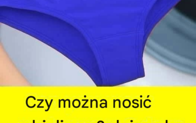 Noszenie bielizny dwa dni z rzędu może nie być tym, co myślisz