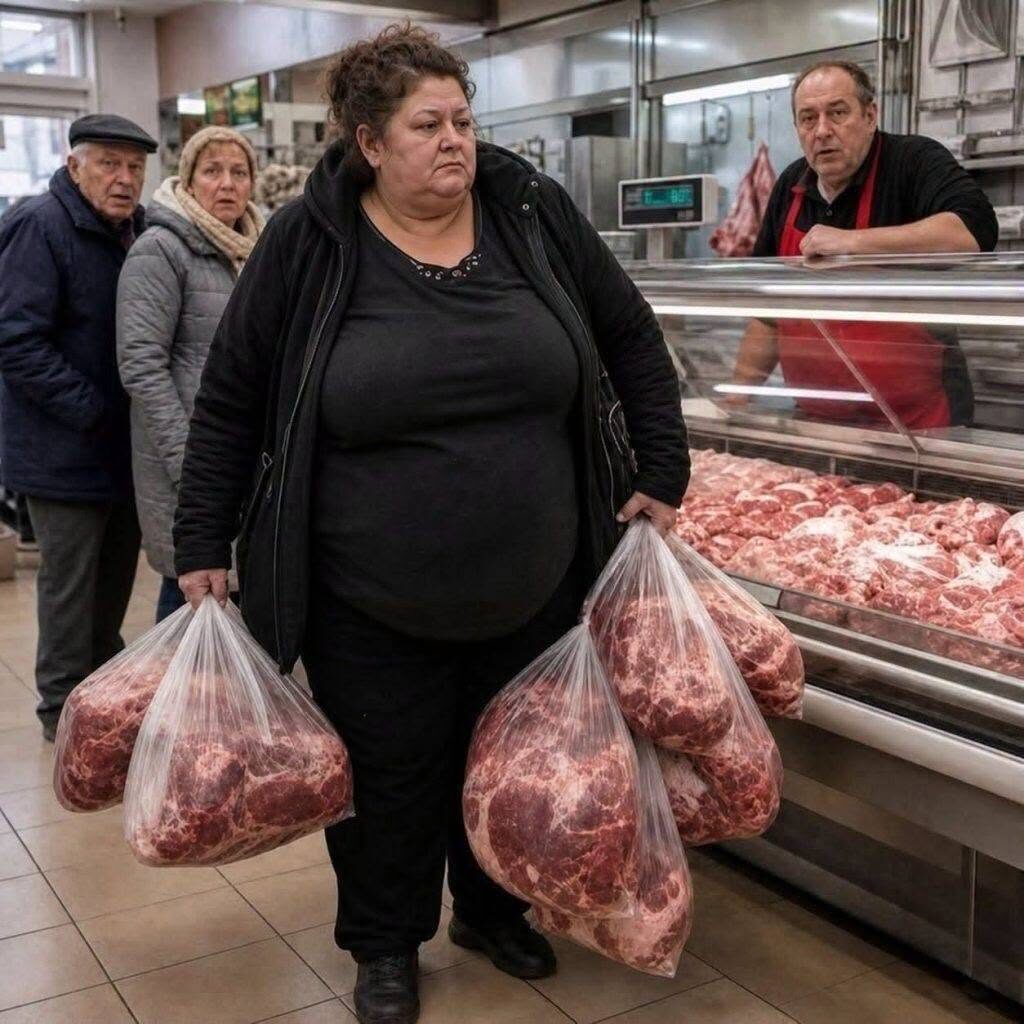 Starsza kobieta każdego dnia kupowała 60 kilogramów wołowiny