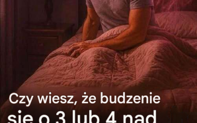 Jeśli budzisz się każdej nocy między 2 a 3 nad ranem, Twoje ciało może...