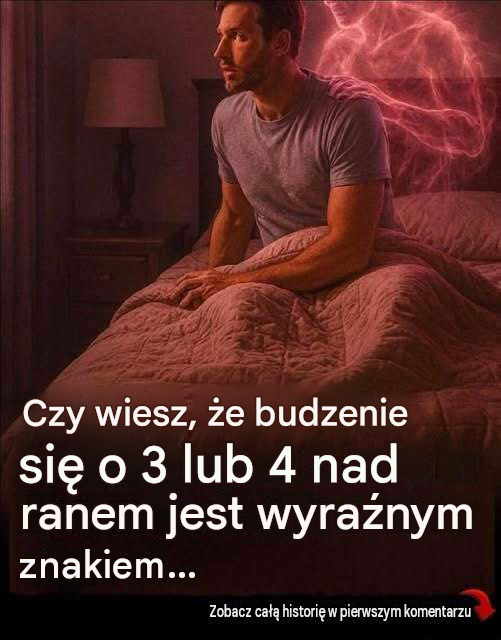 Jeśli budzisz się każdej nocy między 2 a 3 nad ranem, Twoje ciało może...