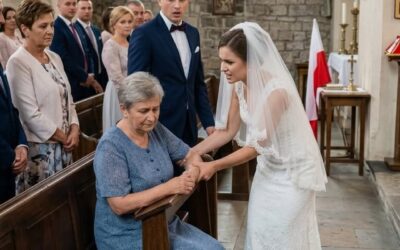 Posadzili matkę pana młodego w ostatnim rzędzie przez starą sukienkę. Panna młoda zatrzymała ceremonię, gdy zobaczyła, co jej zrobiono