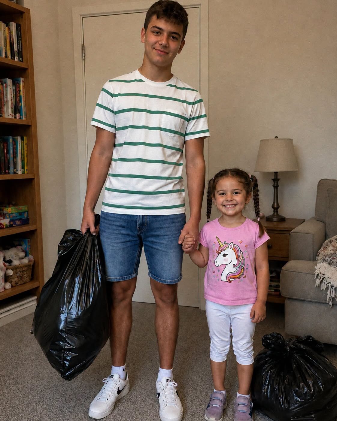 Adoptowaliśmy nastoletniego brata i jego młodszą siostrę, gdy wszystkie inne rodziny ich odrzuciły — miesiąc później zadzwoniła do nich ich była matka zastępcza i zapytała: „Nadal nie powiedzieli wam, dlaczego was wybrali?”