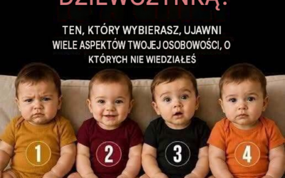 Test psychologiczny Które z tych czterech dzieci jest małą dziewczynką
