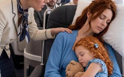Samotna matka odpoczywała na siedzeniu 8A — aż do momentu, gdy w interkomie rozległ się głos kapitana: „Czy na pokładzie jest pilot myśliwca?”
