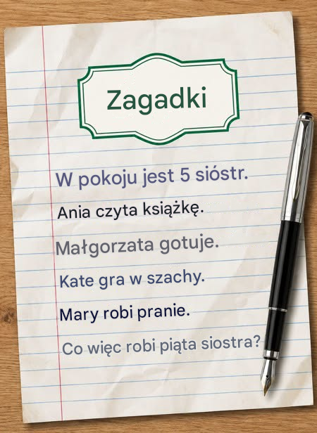 Ta zagadka o pięciu siostrach wprawia wszystkich w osłupienie… a rozwiązanie jest sprytniejsze, niż myślisz.