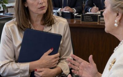 „Bądź wdzięczna, że ​​w ogóle pozwoliliśmy ci wejść do naszej rodziny” – powiedziała teściowa w kancelarii notarialnej, ignorując dokument, który przyniosła jej synowa.