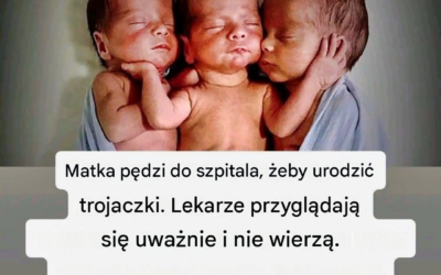 Mama urodziła niezwykle wyjątkowe trojaczki