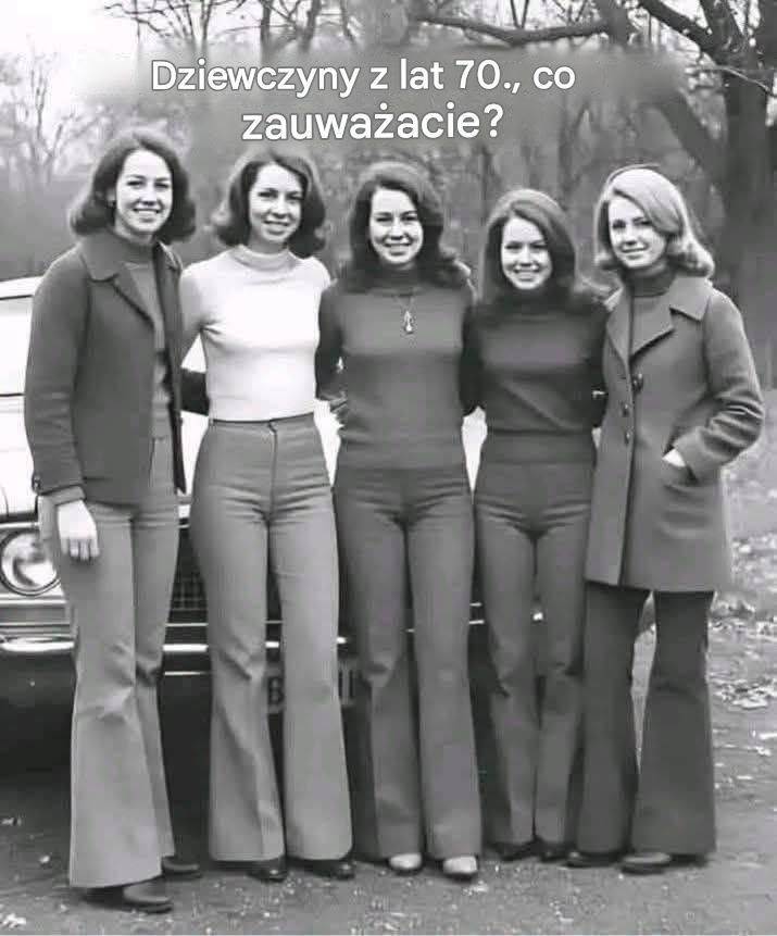 Dziewczyny w latach 70.: Jaki szczegół zauważasz jako pierwszy na tym archiwalnym zdjęciu?