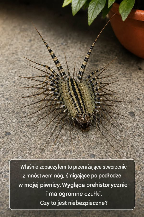 Wielonożny gość w piwnicy: dlaczego domowe stonogi nie są powodem do paniki