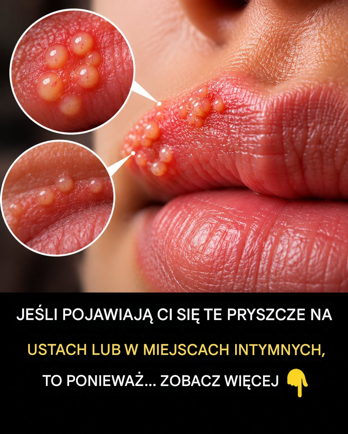 Jeśli na Twoich ustach pojawiają się pęcherze, oto co powinnaś wiedzieć
