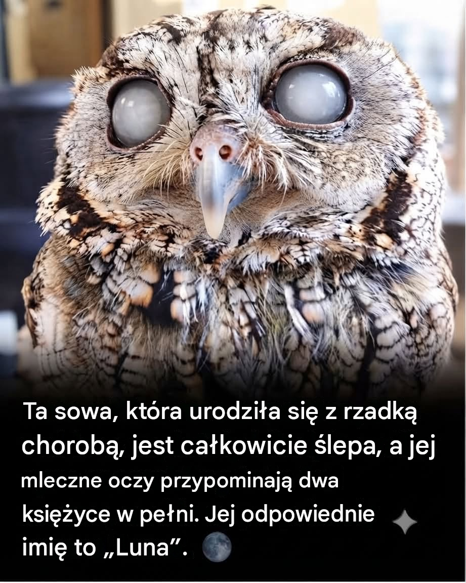 Poznaj Zeusa: ślepą sowę z wszechświatem w oczach