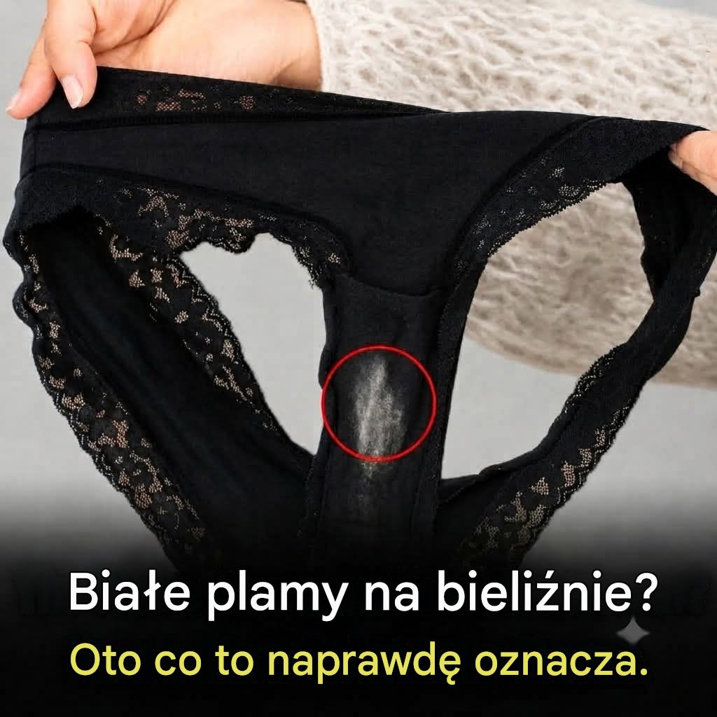 Co oznacza plama „wybielacza” na bieliźnie