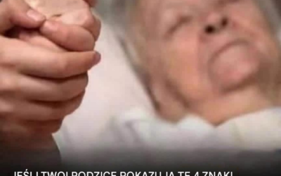 Jeśli Twój rodzic wykazuje te objawy, może zbliżać się do końca życia. Przygotuj się na to, co nadejdzie.