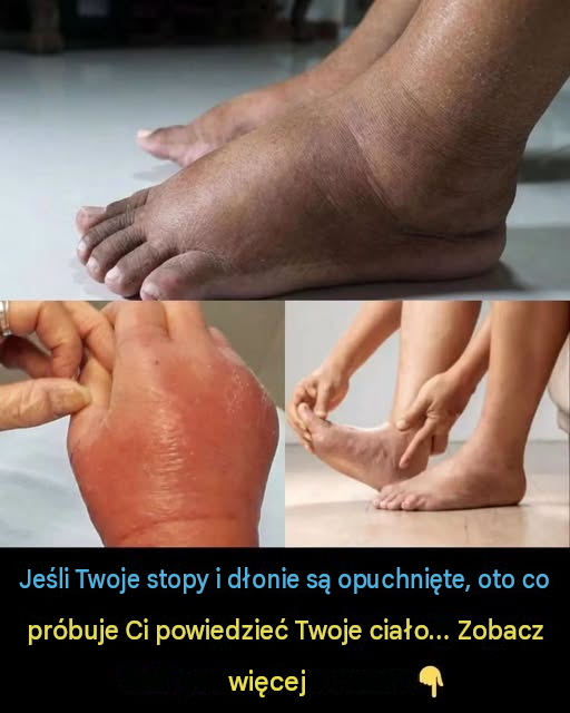 Jaki wpływ na zdrowie może mieć obrzęk dłoni i stóp?😨