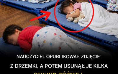 Nauczyciel usunął zdjęcie z drzemki w klasie kilka sekund po jego opublikowaniu – jeden z rodziców już je zapisał