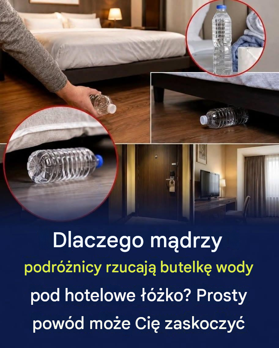 Dlaczego mądrzy podróżnicy rzucają butelkę wody pod hotelowe łóżko?