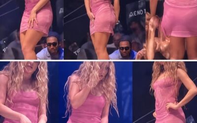 Moment, w którym Shakira schodzi ze sceny po zauważeniu, że... Zobacz więcej