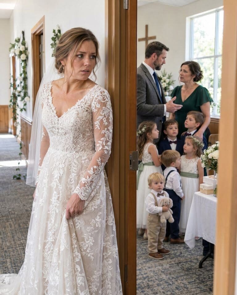 Dziesięć minut przed naszym ślubem usłyszałam, jak mój narzeczony mówi do swojej siostry: „Nie martw się już o żłobek. Natalie zajmie się całą trójką dzieci od poniedziałku”.